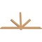 Ekena Millwork Kennewick Timber Gable Bracket, Western Red Cedar, 72"W x 42"H x 1 1/2"D x 3 1/2"F, 14/12 Pitch GBW072X42X0204KEN00SWR - alternate 5